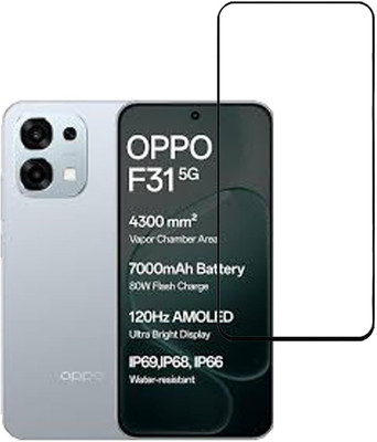 Bodoma Edge To Edge Tempered Glass for Oppo F31 5G(Pack of 1)