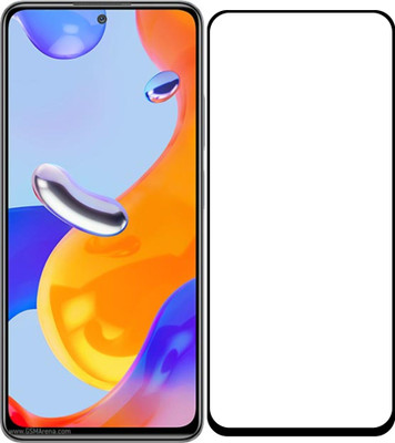 Vatsin Edge To Edge Tempered Glass for Redmi Note 11 SE(Pack of 1)