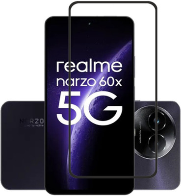 RCHJV Edge To Edge Tempered Glass for realme narzo 60X 5G(Pack of 1)