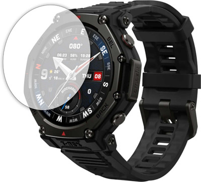 Azqi Edge To Edge Tempered Glass for Amazfit T-Rex 3 Pro(Pack of 1)