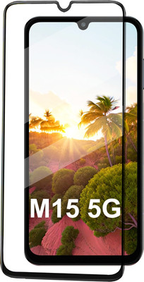 EITANSHA CREATION Edge To Edge Tempered Glass for Samsung Galaxy M15 5G, Samsung Galaxy F15 5G, Samsung Galaxy M15 5G(Pack of 1)