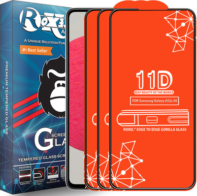 Roxel Edge To Edge Tempered Glass for Samsung Galaxy A52S 5G(Pack of 3)