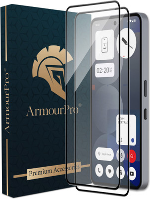 ArmourPro Edge To Edge Tempered Glass for Nothing Phone 3A Pro 5G, Nothing Phone 3A Pro, Nothing 3A Pro 5G, Nothing 3A Pro(Pack of 2)