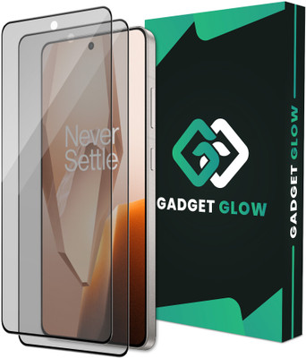 Gadget Glow Edge To Edge Tempered Glass for OnePlus 13R 5G, OnePlus 13R, One Plus 13R 5G, Matte Finish Glass(Pack of 2)
