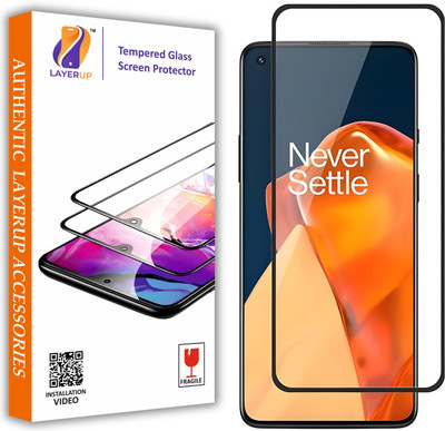 LAYERUP Edge To Edge Tempered Glass for OnePlus Nord CE 3 Lite, Redmi Note 12 5G, Oppo F23/F23 Pro, Realme C55, Narzo 60x 5G(Pack of 1)