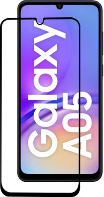 DMJHP Edge To Edge Tempered Glass for Samsung Galaxy A05(Pack of 1)