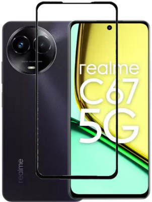 RCHJV Edge To Edge Tempered Glass for REALMe C67(Pack of 1)
