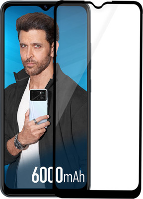 HUPSHY Edge To Edge Tempered Glass for itel P40(Pack of 1)