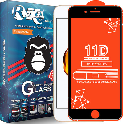 Roxel Edge To Edge Tempered Glass for Apple iPhone 7 Plus(Pack of 1)