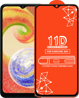 Qyist Edge To Edge Tempered Glass for Samsung Galaxy A04(Pack of 1)
