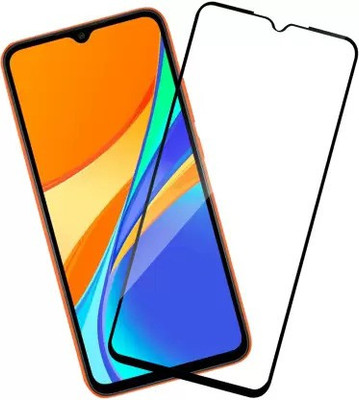 VISHRN Edge To Edge Tempered Glass for Mi Redmi 9C(Pack of 1)