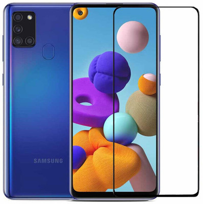 Expromium Edge To Edge Tempered Glass for Samsung Galaxy A21s(Pack of 1)