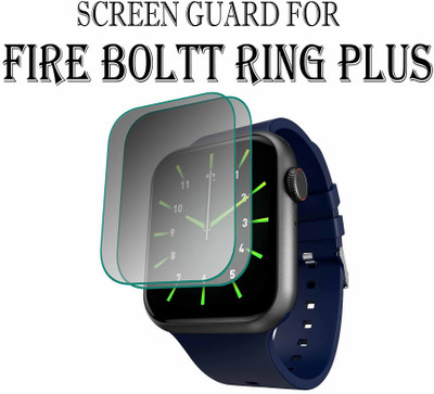 YCHROZE Edge To Edge Tempered Glass for Fire-Boltt Ring Plus 1.91(Pack of 2)