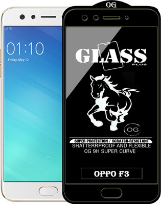 Rofix star Edge To Edge Tempered Glass for Oppo F3(Pack of 1)