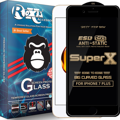 Roxel Edge To Edge Tempered Glass for Apple iPhone 7 Plus(Pack of 1)