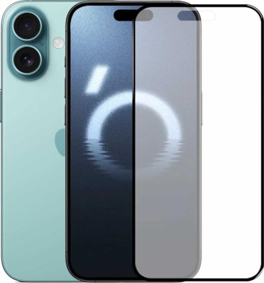 Bodoma Edge To Edge Tempered Glass for Apple iPhone 16 Plus(Pack of 1)
