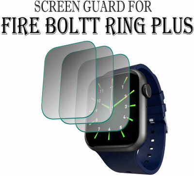 YCHROZE Edge To Edge Tempered Glass for Fire-Boltt Ring Plus 1.91(Pack of 3)
