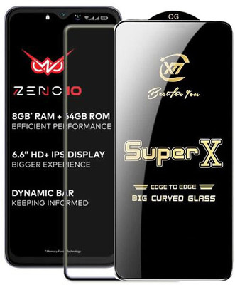 RPSGT Edge To Edge Tempered Glass for Itel Zeno 10(Pack of 1)
