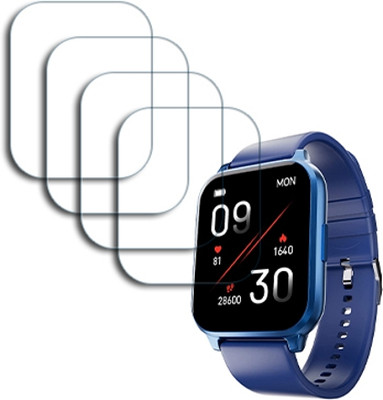 ARBAN Edge To Edge Tempered Glass for Fire-Boltt Ninja 3 1.83 inch SMARTWATCH SCREEN GUARD(Pack of 4)