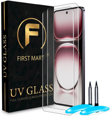 FIRST MART Edge To Edge Tempered Glass for Oppo Reno 12 5G, Oppo Reno 12, Reno 12 5G, Oppo Reno 12 Pro 5G, Oppo Reno 12 Pro, Reno 12 Pro 5G(Pack of 2)