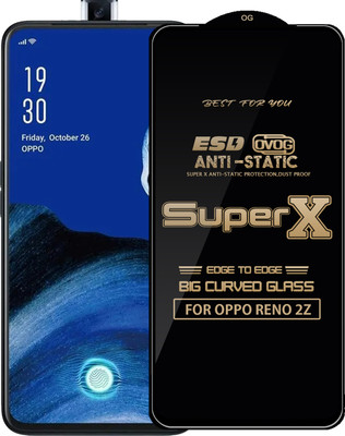 Qyist Edge To Edge Tempered Glass for OPPO Reno 2z(Pack of 1)