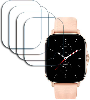 ARBAN Edge To Edge Tempered Glass for Amazfit GTS 2 New Version SMARTWATCH SCREEN GUARD(Pack of 4)