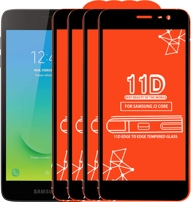 Roxel Edge To Edge Tempered Glass for Samsung Galaxy J2 Core(Pack of 4)