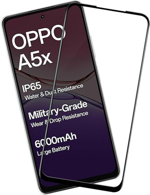 EITANSHA CREATION Edge To Edge Tempered Glass for Oppo A5x 5G, Oppo A5X(Pack of 1)