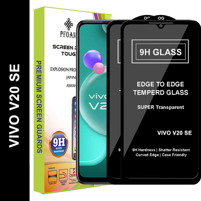 PFOAM Edge To Edge Tempered Glass for VIVO V20 SE(Pack of 2)