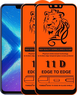 Forego Edge To Edge Tempered Glass for Honor 8X(Pack of 2)