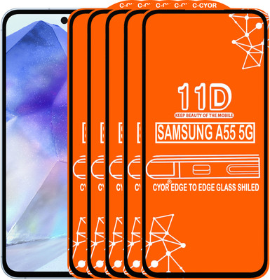 CYOR Edge To Edge Tempered Glass for IQOO Z9 5G(Pack of 5)