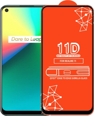 Qyist Edge To Edge Tempered Glass for Realme 7I(Pack of 1)