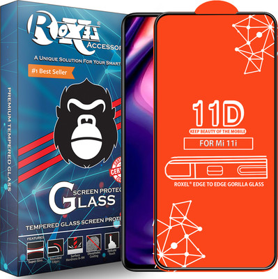 Roxel Edge To Edge Tempered Glass for Xiaomi 11I 5G(Pack of 1)