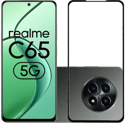 VIGHNAD Edge To Edge Tempered Glass for realme C65 5G, realme C65, Realme C65 5G, Realme C65, REALME C65 5G, REALME C65(Pack of 1)