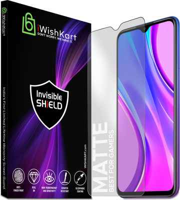iWishKart Edge To Edge Tempered Glass for Oppo A16s, Oppo A16s 5G, Premium Matte Military grade Edge to Edge Premium gorilla glass with Self Installation Guide - Wet & Dry wipes, Dust Absorber [With Warranty](Pack of 1)