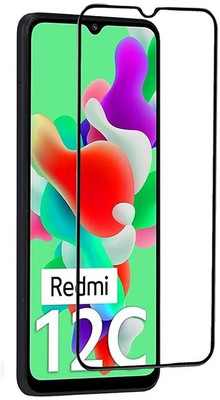 Coberta Case Edge To Edge Tempered Glass for MI 12C(Pack of 1)