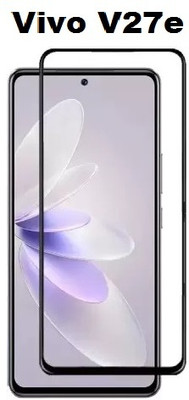 Chronic Edge To Edge Tempered Glass for Vivo V27e 5G, Vivo V27e(Pack of 1)