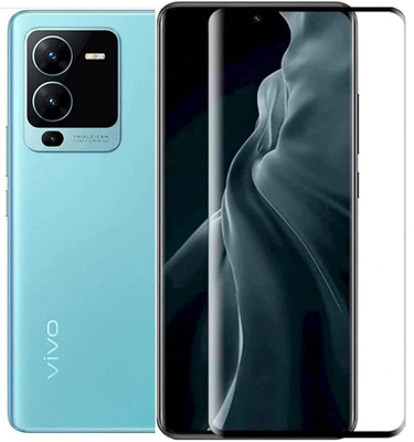 ARBAEEN Edge To Edge Tempered Glass for VIVO V25 PRO 5G Black HIGH QUALITY HEAVY DUTY FLIPKART RECOMMENDED KING KONG GORILLA GLASS(Pack of 2)