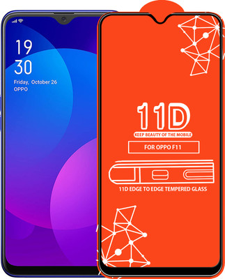 Roxel Edge To Edge Tempered Glass for Oppo F11(Pack of 1)