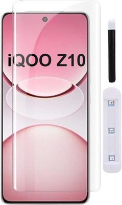 MobiWay Edge To Edge Tempered Glass for Iq00 z10 5g, IQ00 Z10 5G, Temp2(Pack of 1)