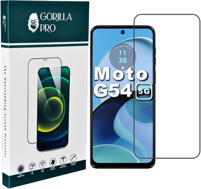 GORILLA PRO Edge To Edge Tempered Glass for MOTOROLA Moto G54 5G, MOTOROLA Moto G14(Pack of 1)
