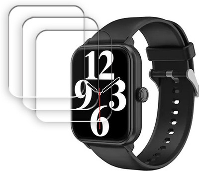 ARBAN Edge To Edge Tempered Glass for DIZO Watch D2 with 1.91 inch SMARTWATCH SCREEN GUARD(Pack of 3)