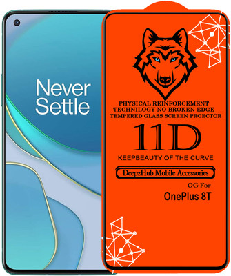 CRodible Edge To Edge Tempered Glass for OnePlus 8T(Pack of 1)
