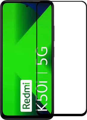 Ten To 11 Edge To Edge Tempered Glass for MI Redmi K50i(Pack of 1)