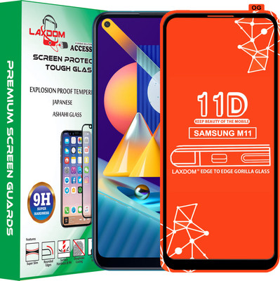 Laxdom Edge To Edge Tempered Glass for SAMSUNG GALAXY M11(Pack of 1)