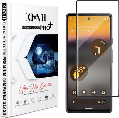 KLAH Edge To Edge Tempered Glass for Google Pixel 6a(Pack of 1)