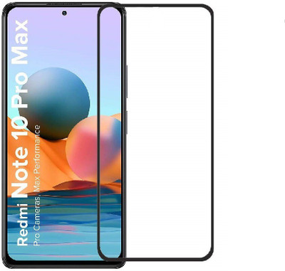 Qtech Edge To Edge Tempered Glass for Mi Redmi Note 10 Pro Max, Redmi Note 9 Pro Max, Redmi Note 9 Pro, Redmi Note 10 Pro(Pack of 1)