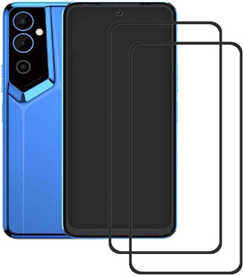 NSTAR Edge To Edge Tempered Glass for Tecno POVA 4(Pack of 2)