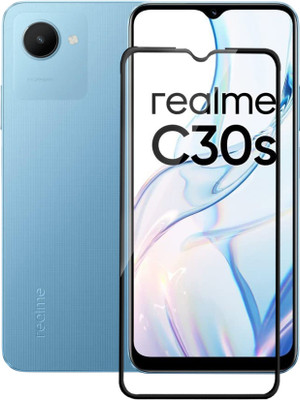 Flipkart SmartBuy Edge To Edge Tempered Glass for realme C30s(Pack of 1)