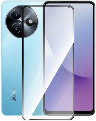 Ansh Traders Edge To Edge Tempered Glass for Itel S24(Pack of 1)